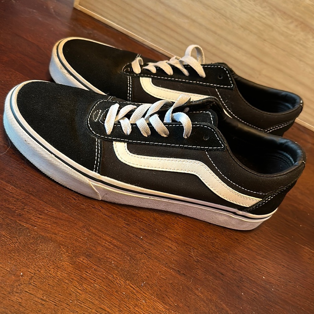 Vans black sneakers
